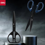 Deli Stainless Non Adhesive Stationery Scissors Sharp Blades Paper Cuttings ножницы для школы Office Tailor Household ciseaux
