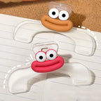 Funny Book Folder Clip Simple Reading Aid Fixed Book Holder Creative Design Practical Note Holder For Bookstore Kawaii Paperclip