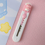 1pc Mini Portable Art Knife Students Use Envelope Opener Cute Cartoon Paper Cutter Office Stationery Express Unpacking Device