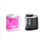 Tenwin Electric/Manual 2 in 1 Pencil Portable Sharpener Safe Student Helical Steel Blade Kids Adults Auto Pencil Sharpener 8005