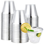 25PCS Disposable Champagne Clear Plastic Cup Outdoor Picnic Cup Drinking Cup for Parties Birthdays Weddings Cocktail Party