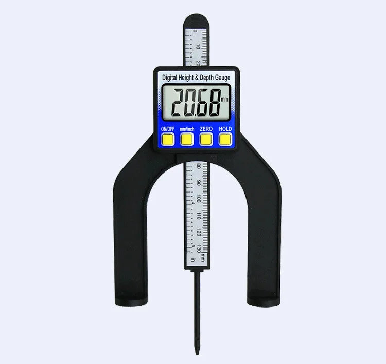 0-80mm Digital Height & Depth Gauge LCD Height Gauges Calipers With Magnetic Feet For Router Tables Woodworking Measuring Tools