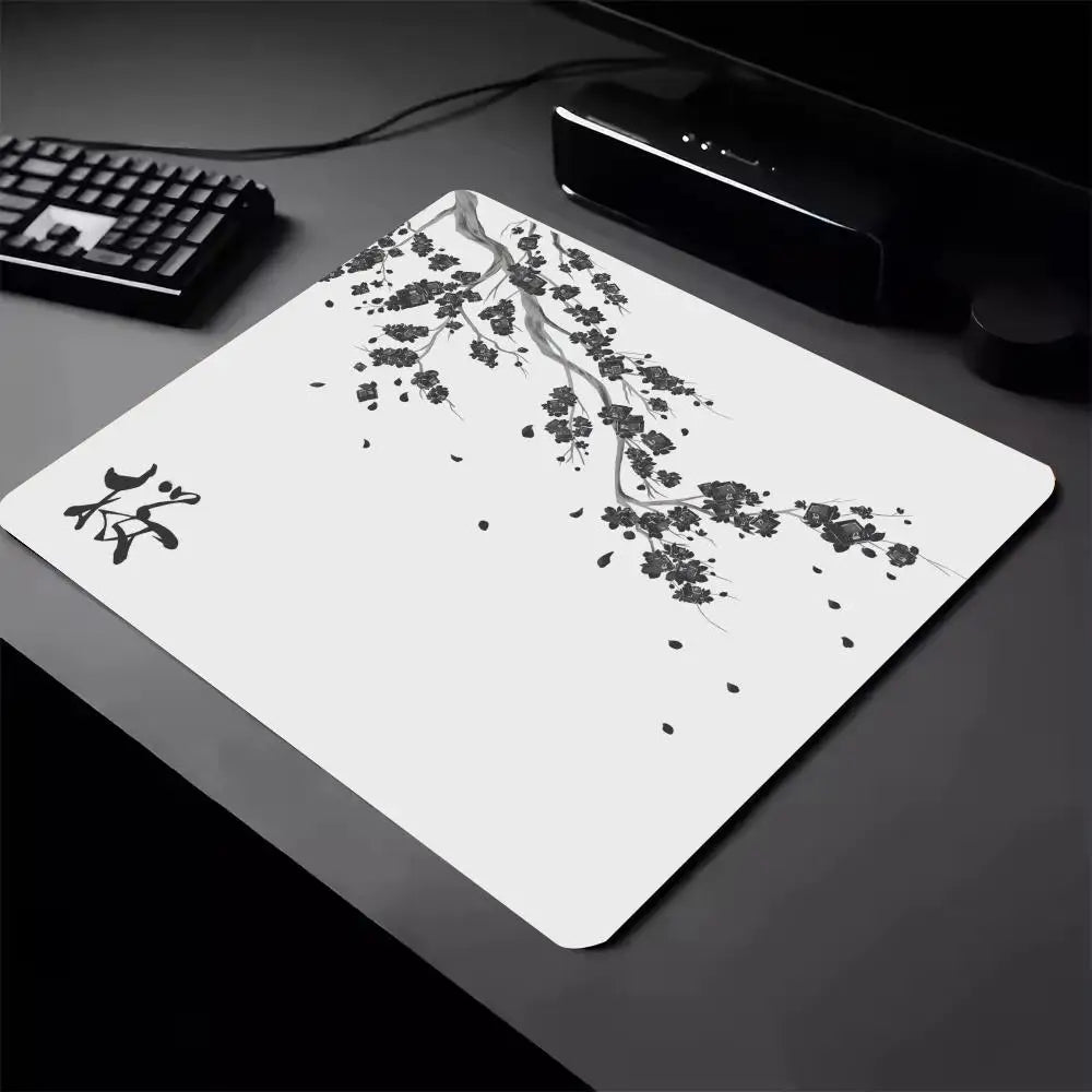 Japan Cherry Blossom 22X18 40X45 Game Small Mousepad Computer Sakura Desk Mat Table Keyboard Pad Laptop Cushion Non-slip Deskpad