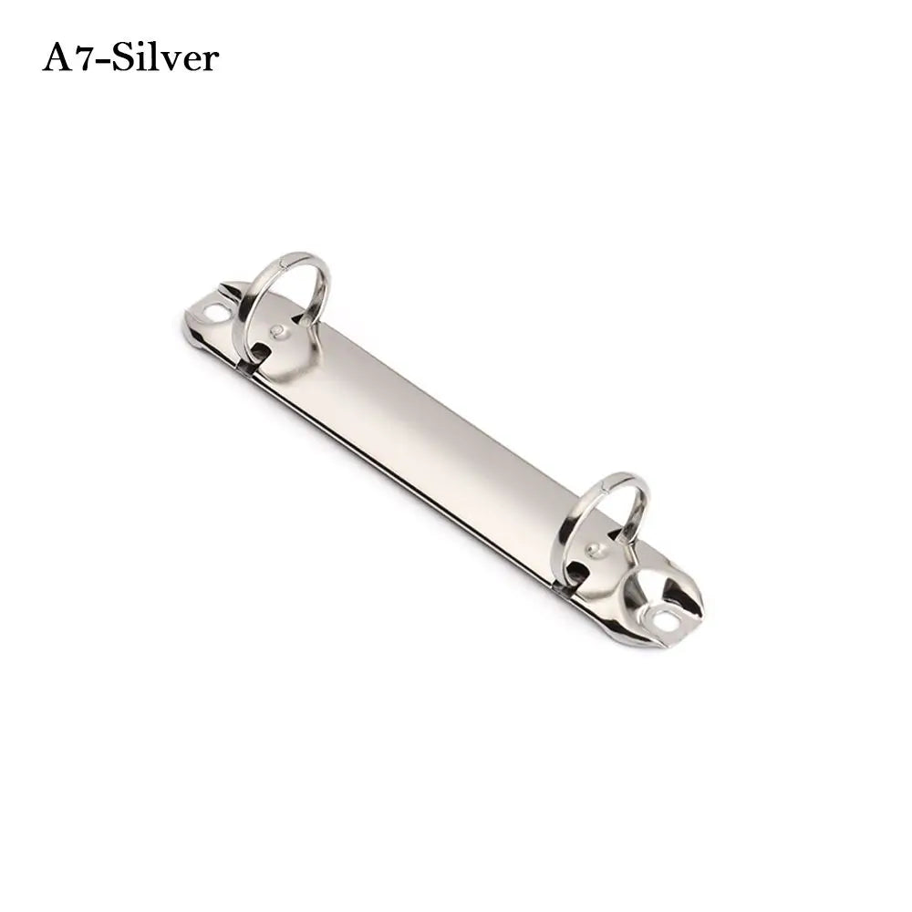 Metal Loose-leaf Binding Clip Colorful Spiral Binder File Folder DIY Album Diary Clips Ring For A4/B5/A5/A6/A7 Notebook Binder