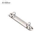 Metal Loose-leaf Binding Clip Colorful Spiral Binder File Folder DIY Album Diary Clips Ring For A4/B5/A5/A6/A7 Notebook Binder