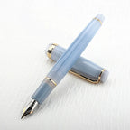 Jinhao 82 Fountain Pen Acrylic EF/F/M/Bent Nib Golden Trim with Converter Writing Pen