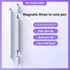3 in 1 Magnetic Stylus Pen for IOS Android Touch Pen for IPad Samsung Xiaomi Huawei Tablet Smart Phone Drawing Capacitive Pencil
