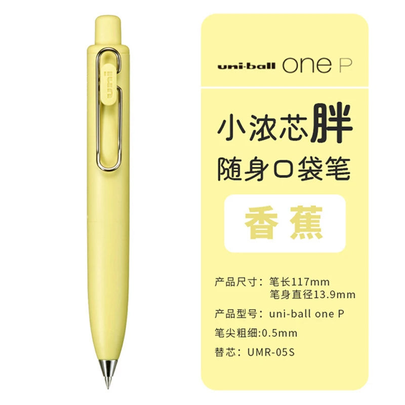 Uni Uniball One P 1pcs Gel Pen Japan Original New Stationery UMN-SP 0.5 Mini Pocket Pen Cute Portable Writing,Record Neutral Pen