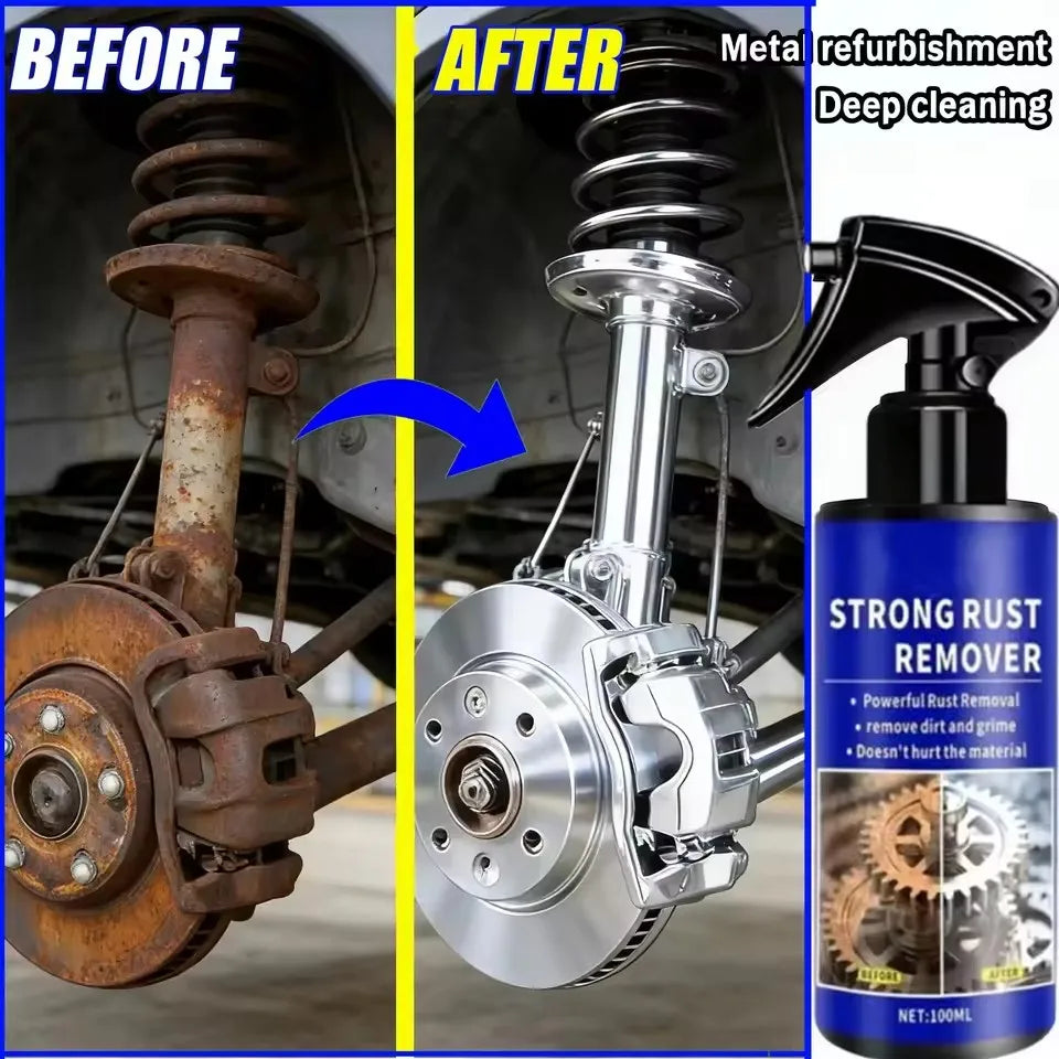 1/3PCS Rust Remover Spray Metal Car Bike Household Tools Providing Surface Powerful Protection Car Brake Pads Iron Metal Surface