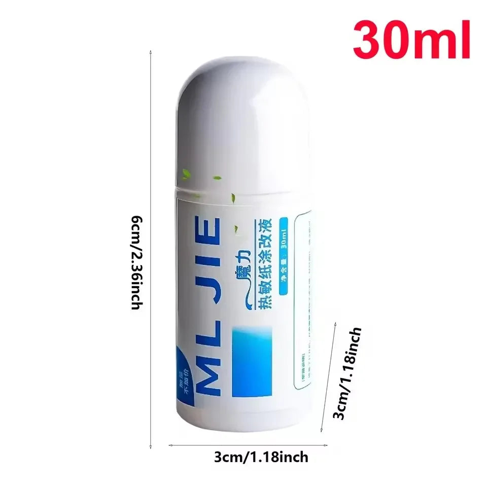 Portable Thermal Paper Correction Fluid Fast-Drying Anti Peep Identity Information ID Info Privacy Protector Quick Eraser Covera