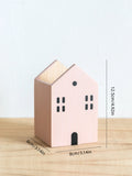 Cartoon House Wooden Pen Holder Pencil Container Makeup Brush Stationery Storage Box Student/ Office Desktop Storage Organiser