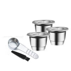 Coffee capsule reusable pods for Nespresso stainless steel coffee filter Espresso Crema pod manufacturer's new upgrade