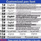 High Quality Luxury Metal Gel Pen Sculpture Pattern Roller Pen Office School Stationary Pen Customized Logo Name Gift