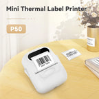 P50 Adhesive Label Printer Similar as M110 Marklife P50 E210 Label Machine Inkless Thermal Label Maker Or 1PK P50 Label Sticker