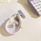 New Colourful Mobile Phone Strap Short Wrist Strap Clouds Star Charm Keychain Camera Chain Lanyard Universal Phone Case Lanyard