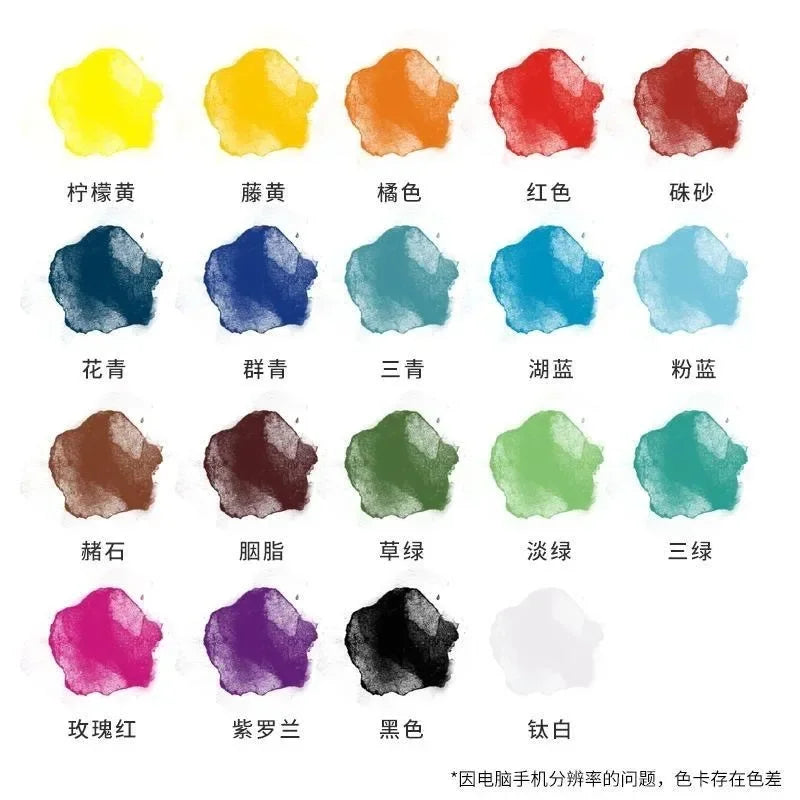 YIDEGE 100g Colored Liquid Sumi Ink for Professioanl Traditional Calligraphy Brush Painting Writing Traditional Artworks Manga