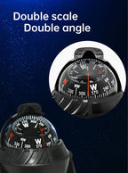 Marine Boat Navigation Compass Sea Position Pointer Waterproof Pivoting Compass Navigating Tools Sailing Tool Boat Accessories