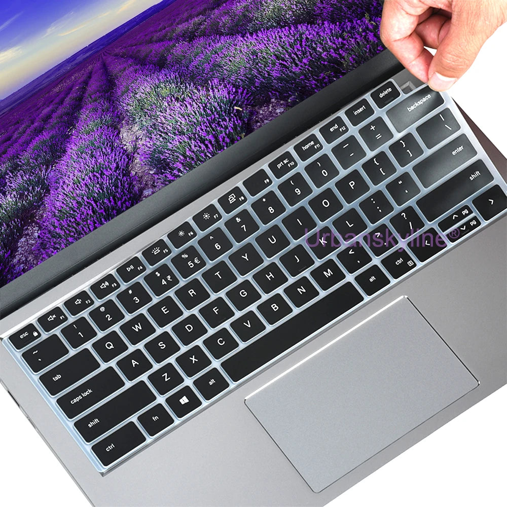 Keyboard Cover for Dell Latitude 14 7440 7450 7400 7404 7410 7414 7420 7424 7430 7480 7490 2 in 1 Silicone Protector Skin Case