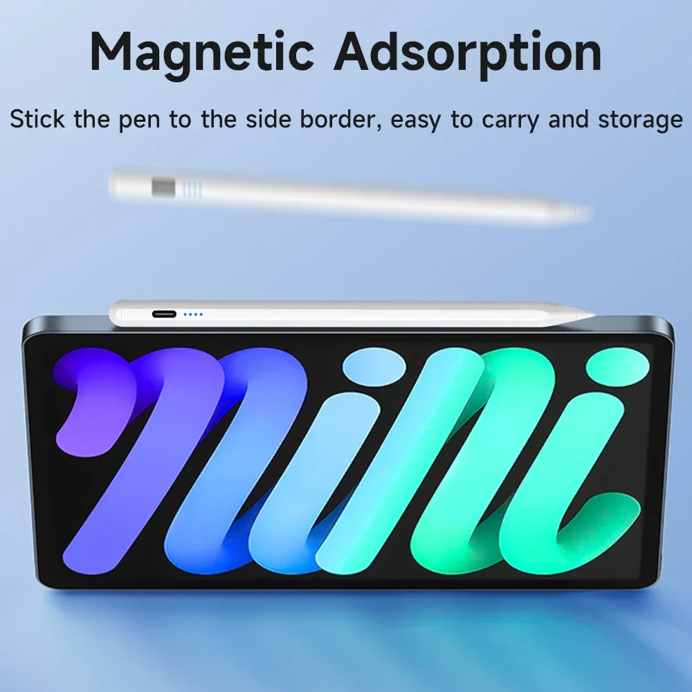 For Apple Pencil 2 1 With Palm Rejection Tilt Sensitivity Stylus Pen For 2018-2026 IPad 6/7/8/9/10, Mini 5/6,Air3/4/5, Pro 11/12