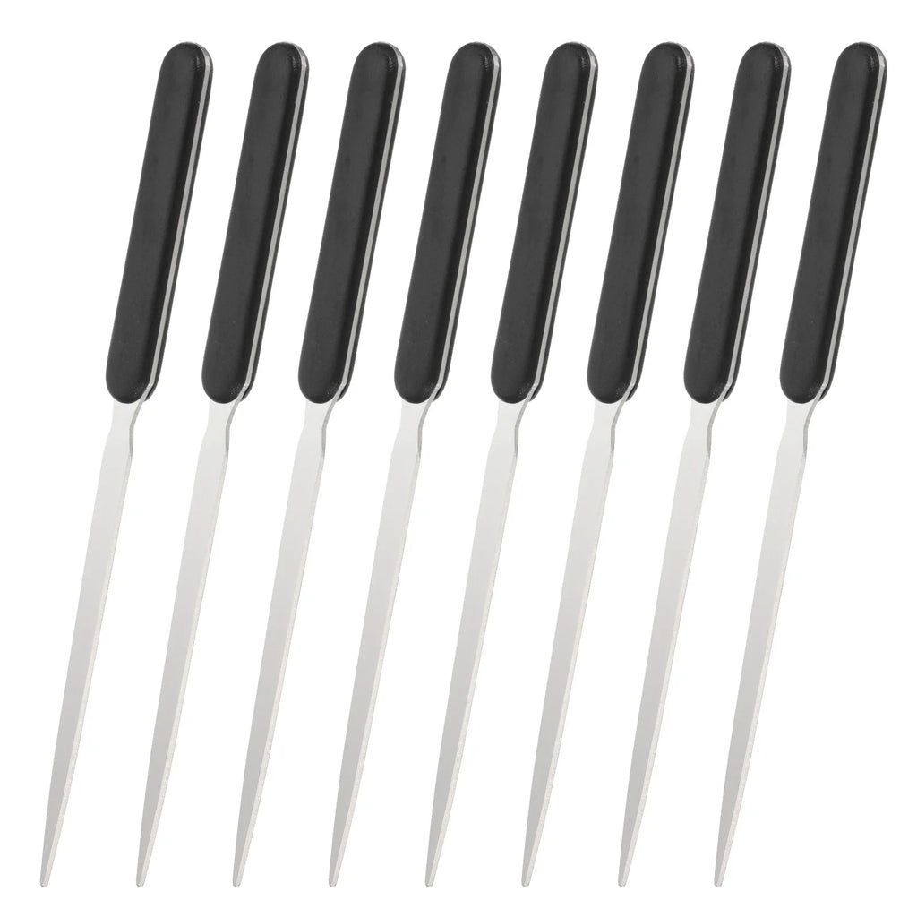 2-8Pcs Letter Opener Stainless Steel Lightweight Handle Envelope Opener Mail Opener Letter Slitter for Package Box Open 4Colors