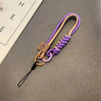 Universal Collision Color Woven Phone Straps Short Handheld Pendant Anti Fall Versatile Wristband Mobile Phone Hanging Rope