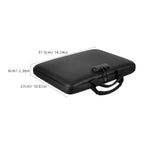 Portable Fireproof Document Box Lockable Accordion File Organizer 13 Pockets Zippered Folder Storage Bag for Home Office