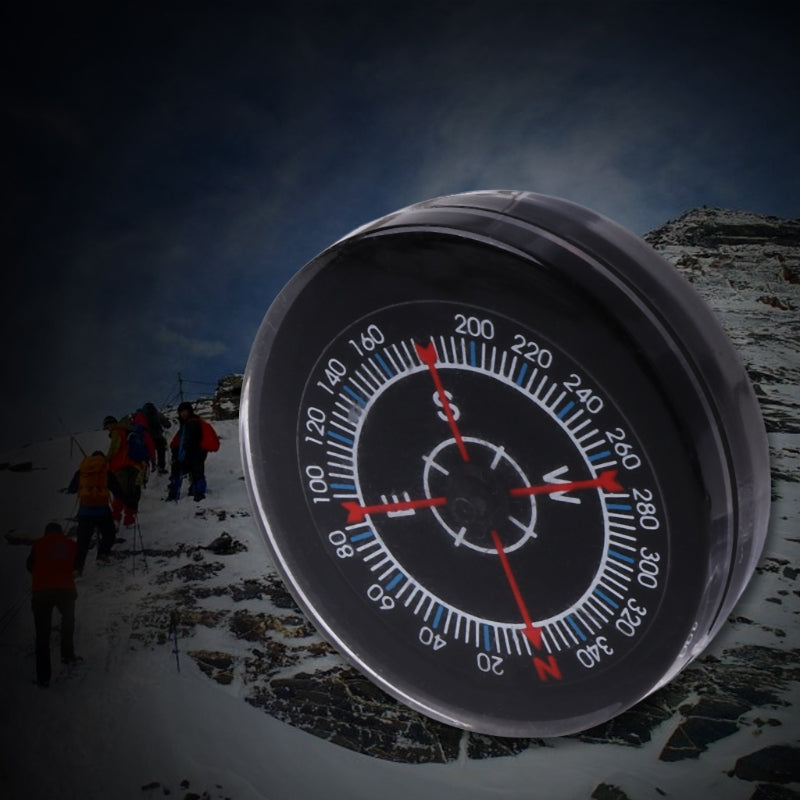 1Pc Miniature Button Compass, Mini Pocket Oil Filled Accurate Compass for Hiking Camping Outdoor Activities Accessory R66E