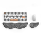 Mechanical Keyboard, Mouse, Wrist Rest, Computer Keyboard, Laptop, Angel Wing, Memory Foam, Mouse Pad Wrist Support