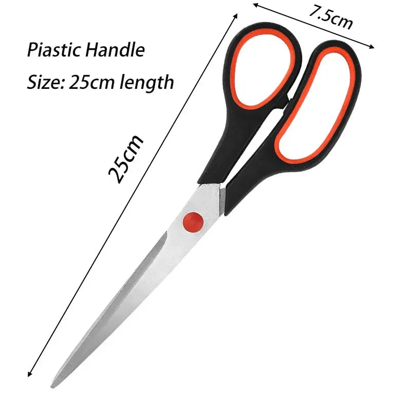 1pcs Sewing Scissors 14-35cm Comfort Grip Multipurpose Stainless Steel Ultra Sharp Scissors for Office Home School Sewing Crafts