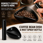 Coffee Beans Dosing Cup Trays and Spray Portable Humidifier Powder Anti Fly and Static Electricity Espresso Grinder Accessories