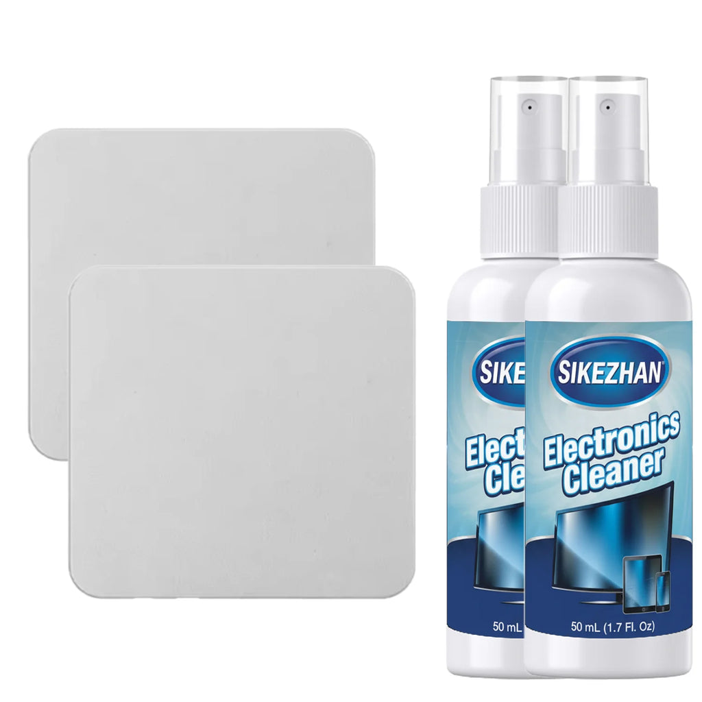 Screen Cleaner Spray & Cloth Kit - Safe for LED, LCD, OLED TVs, Monitors, Laptops & Car Displays - Streak-Free Cleaning Solution
