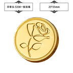 Plant Wax Stamp Seal Wax Print Thick Copper Head Carved Sealing Tool Holiday Party Invitation Letter Wedding Decorative