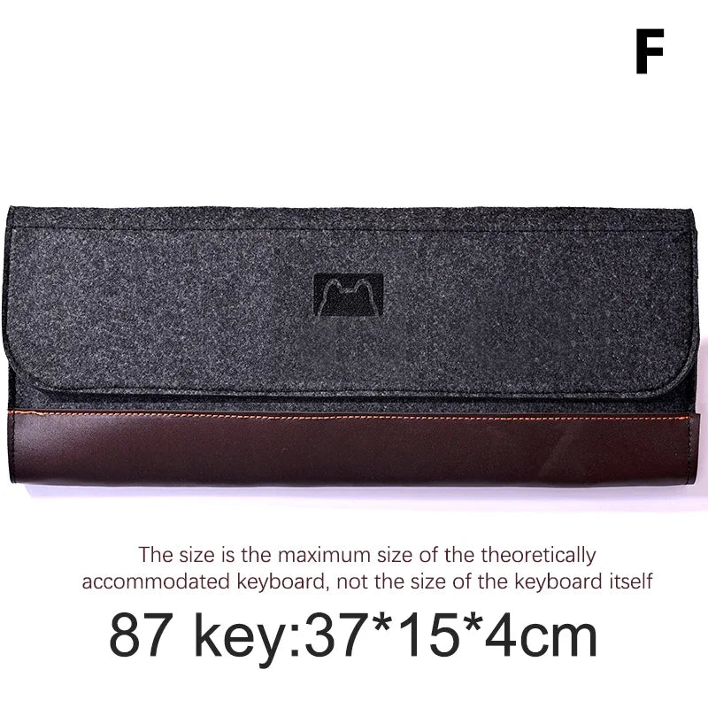 PU Felt Keyboard Carrying Case Bag
