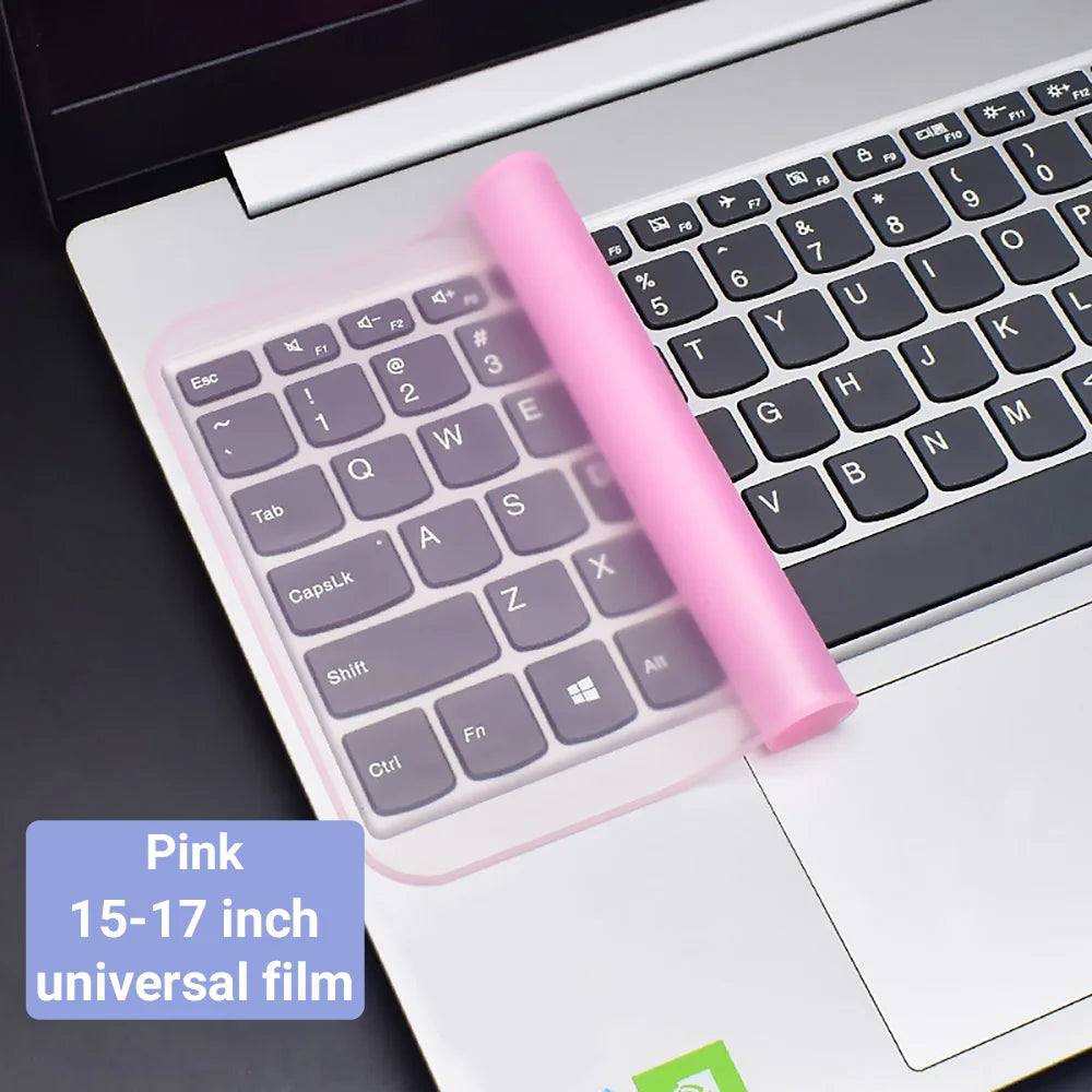 13-17 Inch Universal Laptop Keyboard Cover Soft Silicone Dustproof And Waterproof Protective Film For Notebook Computers