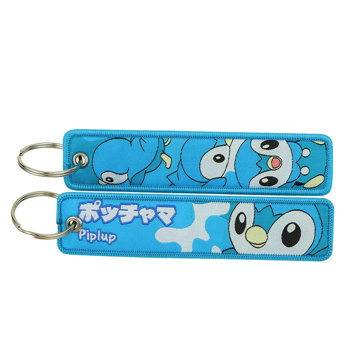 Kawaii Japanese Elf Anime Embroidery Key Fobs Key Tag Motorcycles Cars Backpack Chaveiro Keychain Fashion Keyring Friends Gifts
