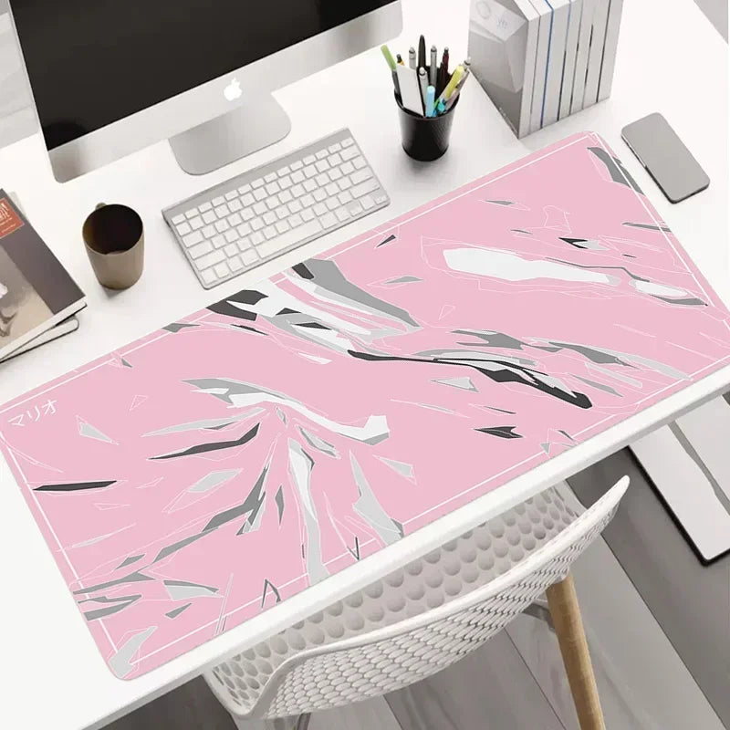 Hot Sell Large Gaming Mouse Pad Multi-size Gamer Mat Abstract XL Computer Cushion Keyboard Desk Non-Slip Rubber Locking Edge Rug