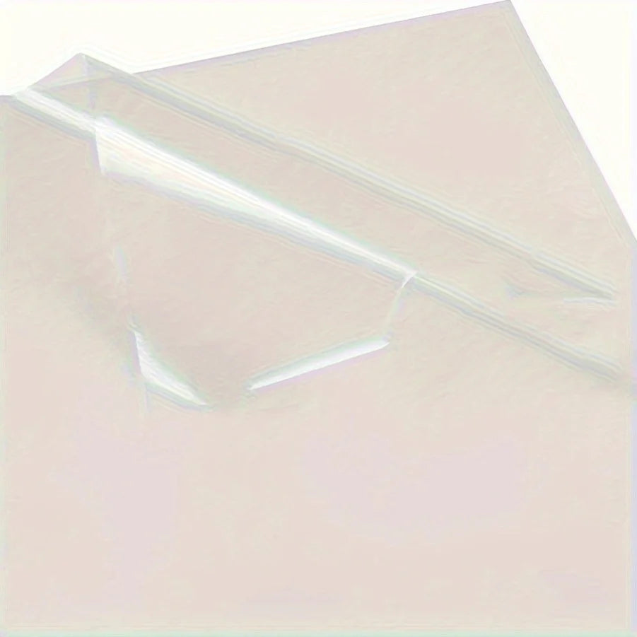50-Pack PVC Waterproof L-Shaped Plastic Folders, A4 Document Holders and Rectangular Envelopes for Office Storage