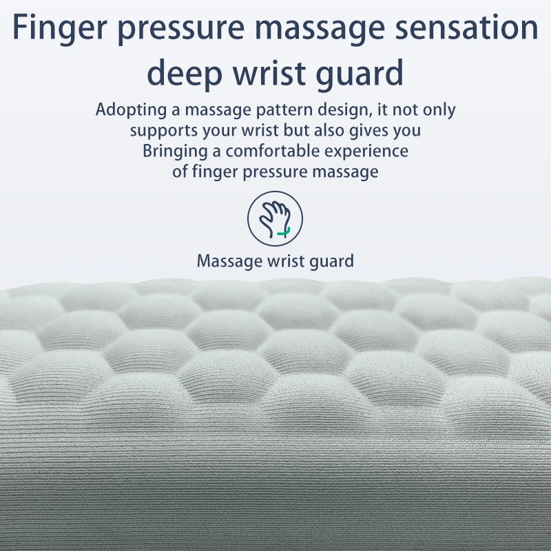Keyboard Mouse Wrist Protection Rest Pad Ergonomic Office Typing Relax Wrist Memory Foam Mouse Pad PC Computer Laptops Mouse Pad