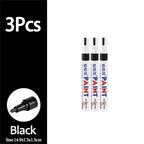 1/3/6/12Pcs Colorful Permanent Paint Marker Waterproof White Markers Tire Tread Rubber Fabric Paint Metal Paint Marker Pens