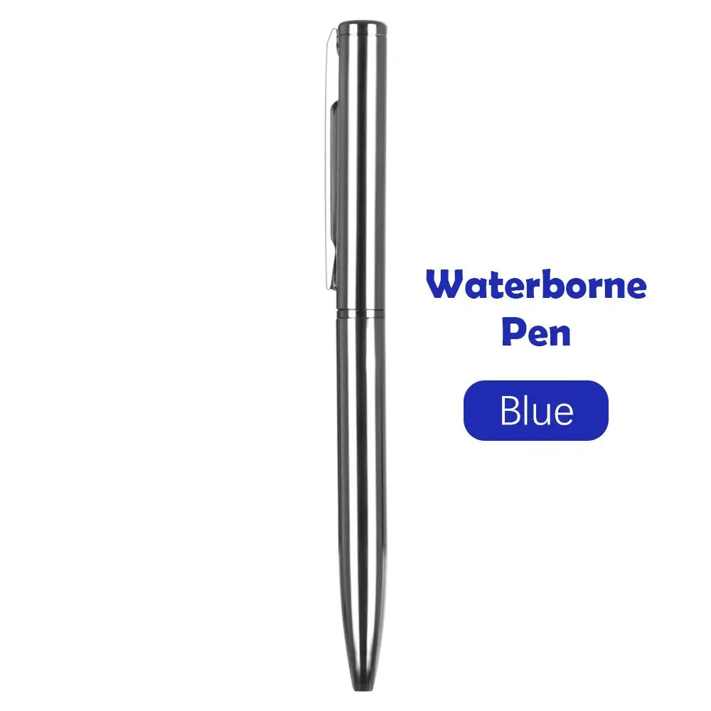 1 PC Mini Portable Waterborne Metal Ballpoint Pen Multiple Color Refills Signature Pen Advertising Pen Office School Supplies