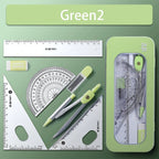 Compass Set Ruler Measurement Set Learning Professional Multifunctional Drawing Tool Set Ruler and Ruler Eight-pcs Set