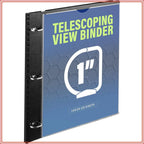 WOT I Telescoping 3 Ring Binder 1 Inch, Expandable Binder - Patented Design for Easy Portability, Holds 8.5x11 Paper, Perfect for School, Office & Home Organization