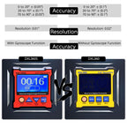 DXL360/DXL360S Dual Axis Digital Angle Protractor with 5 Side Magnetic Base High-precision Dual-axis Digital Display Level Gauge