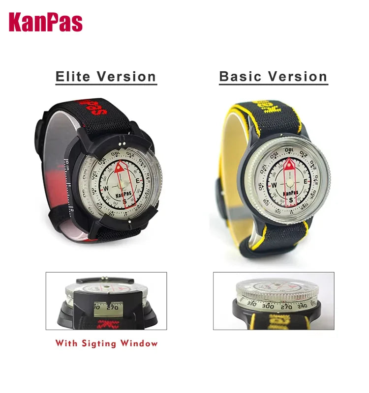 KANPAS WristBand Compass, Outdoor Magnetic Wrist Compass, Powerful Luminous Compass,South Hemisphere Available MAW-39-M/SKANPAS