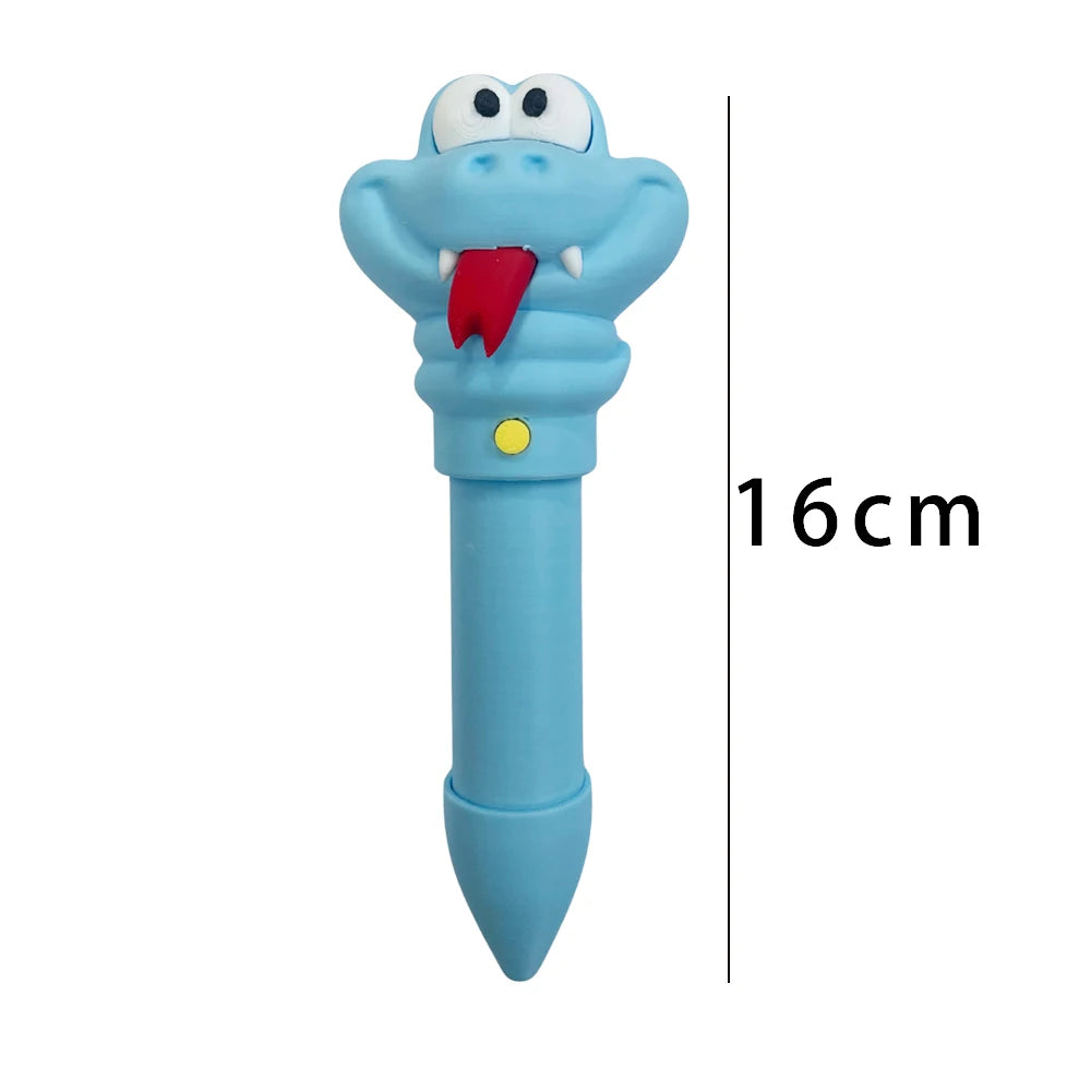  Disney Zootopia Trendy Judy Carrot-Shaped 2-in-1 Voice Recorder Pen& Gary Pen Snake Writing  Serum Pen Peripherl New Year Gift