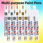 1/3/6/12 Colors Permanent Paint Marker White/Gold/silver Markers for Car Tire Tread Rubber Fabric Paint Metal Paint Marker Pens