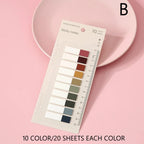 200 Sheets Index Tabs Self Adhesive Page Markers Transparent Sticky Notes Classify Files Flags Posted It Planner Stickers