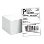Fulet Hot Selling 4X6 10x15cm 100x150mm 500 Labels Fanfold Thermal Shipping Label compatible with most of thermal printers