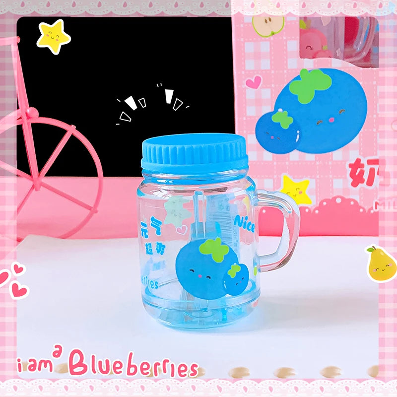 Office supplies school equipment kawaii stationery items School supplies cute fruit cup shape pencil sharpener for child