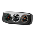 3-in-1 Multifunctional Vehicle Compass, High Precision, with Thermometer ABS Adhesive Navigation Ball for Ships, Vehicle Tools